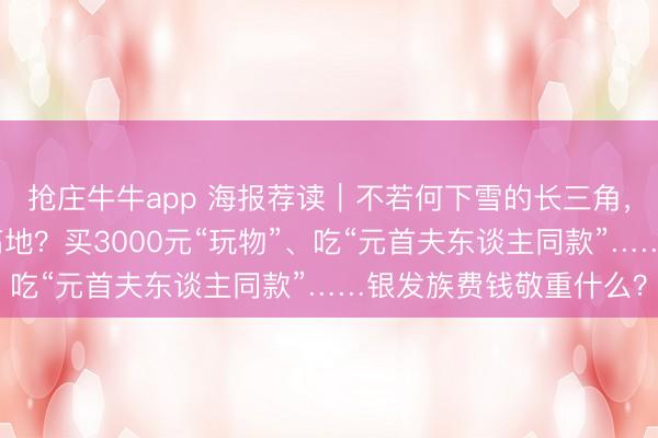 抢庄牛牛app 海报荐读｜不若何下雪的长三角，因何成为冰雪经济新高地？买3000元“玩物”、吃“元首夫东谈主同款”……银发族费钱敬重什么？
