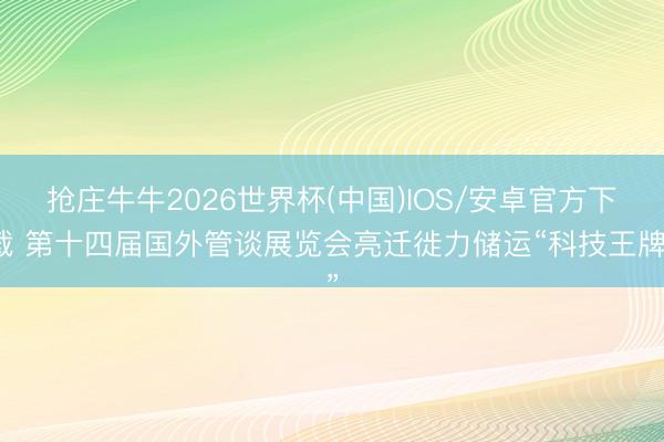 抢庄牛牛2026世界杯(中国)IOS/安卓官方下载 第十四届国外管谈展览会亮迁徙力储运“科技王牌”